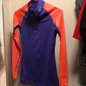 Nike pullover long sleeve. Clemson colors